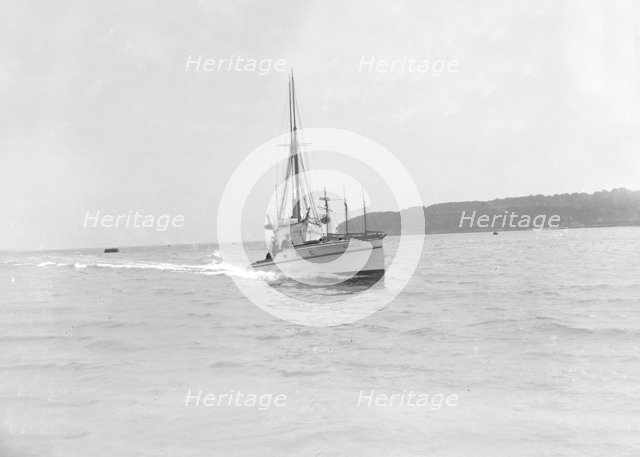 The motor launch 'Nicella', 1911. Creator: Kirk & Sons of Cowes.