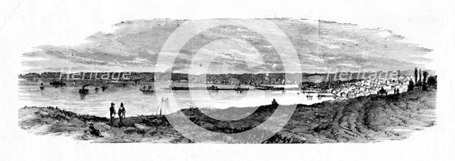 'View of Milwaukee Bay, Lake Michigan', 1883. Artist: Unknown.