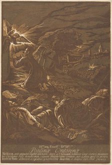 Christ on the Mount of Olives, 1743. Creator: John Baptist Jackson.