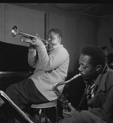 Portrait of Fats Navarro and Charlie Rouse, New York, N.Y., 1946. Creator: William Paul Gottlieb.
