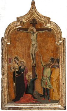 The Crucifixion, 1330. Creator: Bernardo Daddi.