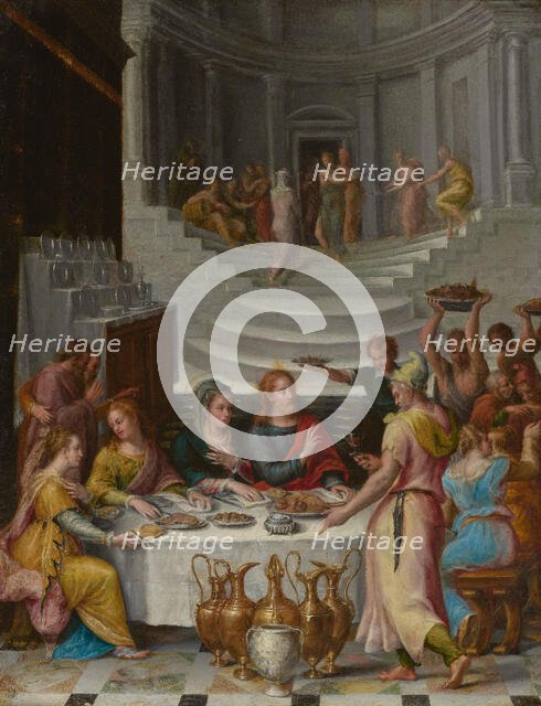 The Wedding Feast at Cana, about 1575-1580. Creator: Lavinia Fontana.