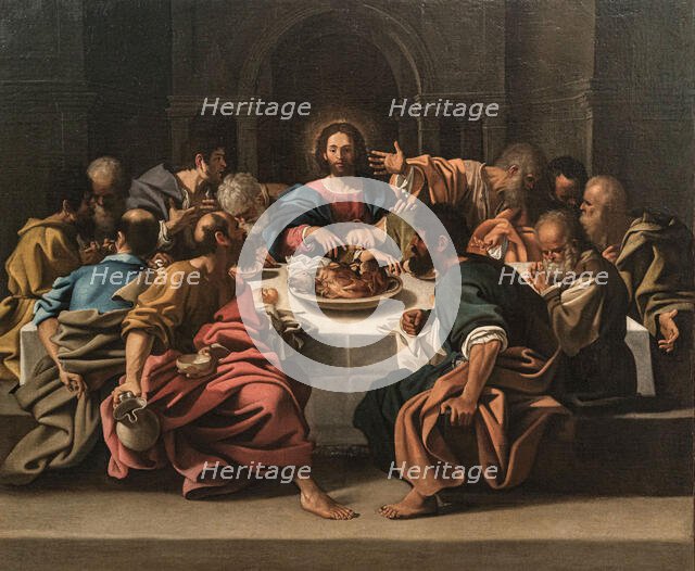 The Last Supper, 1611. Creator: Schedone (Schidone), Bartolomeo (1570-1615).