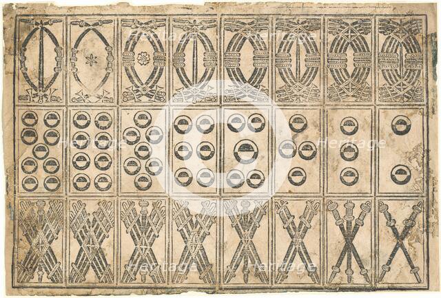 Playing Cards, 15th century. Creator: Unknown.