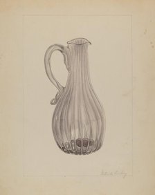 Cruet, c. 1936. Creator: Gertrude Lemberg.