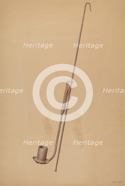 Candle Pendant, c. 1940. Creator: Parker Cushman.