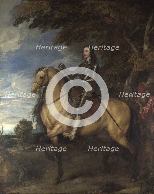 Equestrian Portrait of Charles I, ca 1638. Artist: Dyck, Sir Anthonis, van (1599-1641)