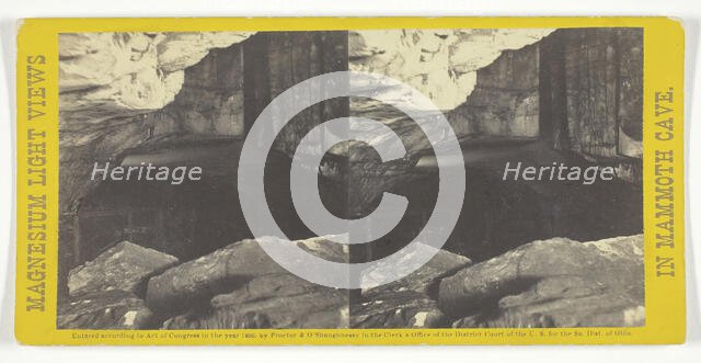 Bottomless Pit and "Bridge of Sighs", 1866. Creator: Charles Waldack.