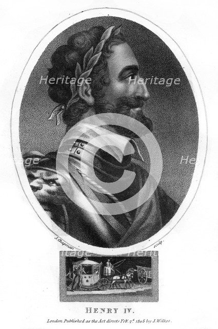 Henry IV, King of France, (1805).Artist: J Chapman