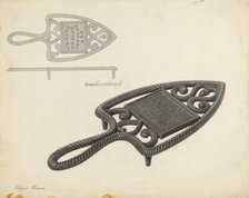 Flat Iron Holder, c. 1939. Creator: Filippo Porreca.