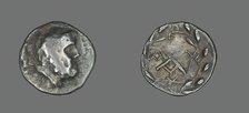 Hemidrachm (Coin) Depicting the God Zeus Amarios, 191-146 BCE. Creator: Unknown.