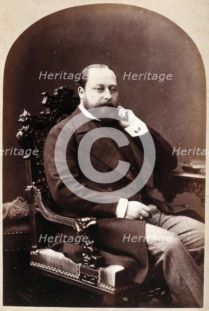 Albert Edward, HRH the Prince of Wales, 1881. Creator: George Milner Gibson Jerrard.
