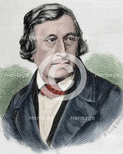 Wilhelm Grimm, 19th century.  Creator: Unknown.