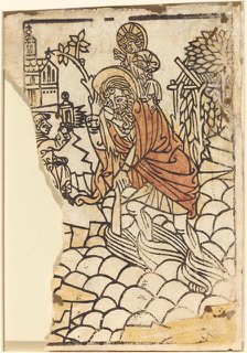Saint Christopher [recto], c. 1450/1470. Creator: Unknown.