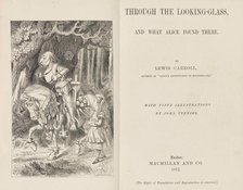 Through the Looking-Glass by Lewis Carroll, 1868-1870. Creator: Tenniel, Sir John (1820-1914).