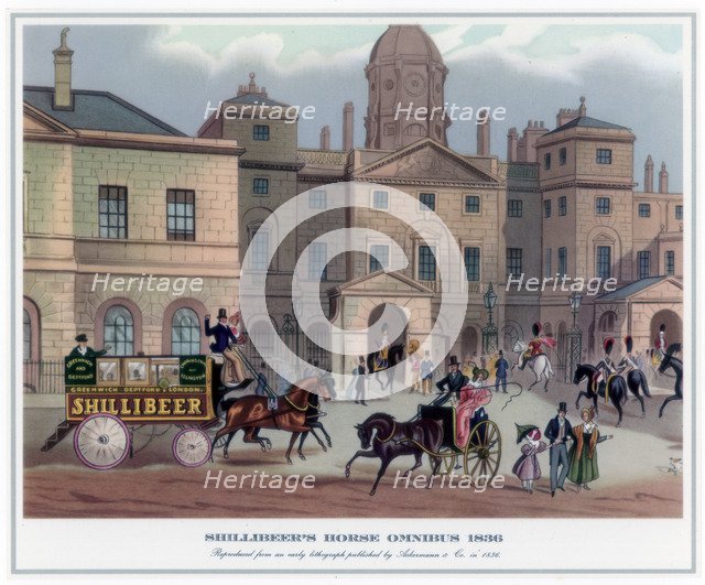 'Shillibeer's Horse Omnibus', 1836. Artist: Unknown