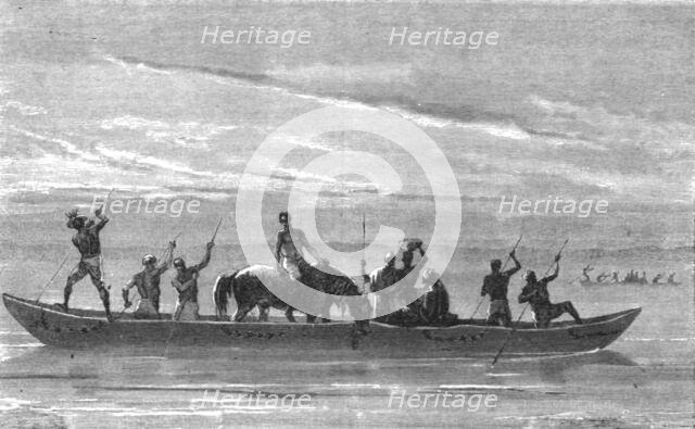 ''Travelling down the Niger; Journey from the Senegal to the Niger', 1875. Creator: Unknown.