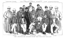 'The Australian Cricket team visiting England', 1886.  Creator: Unknown.