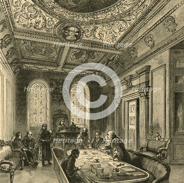 'The Old Court of Aldermen, Guildhall', 1897. Creator: Unknown.