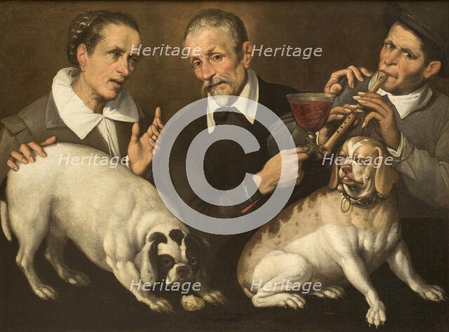 Zufolo player, 1585-1590. Creator: Passerotti (Passarotti), Bartolomeo (1529-1592).