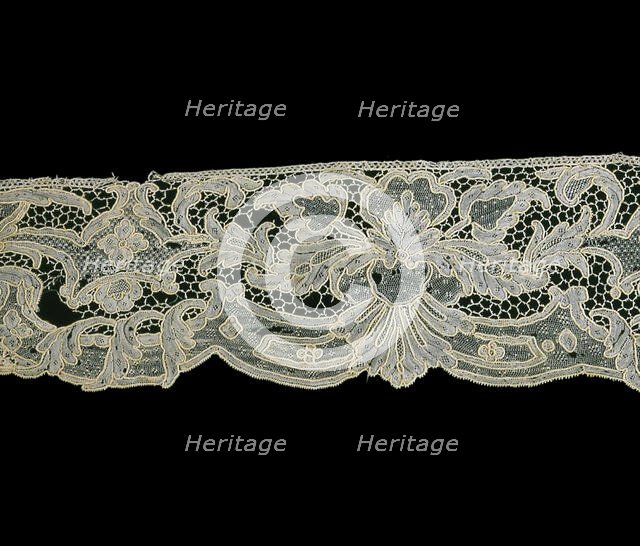 Fragment (Border), France, 1725/50. Creator: Unknown.