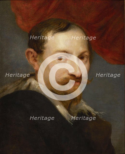 Portrait of Jan Wildens (1586-1653) , c.1630. Creator: Anonymous.