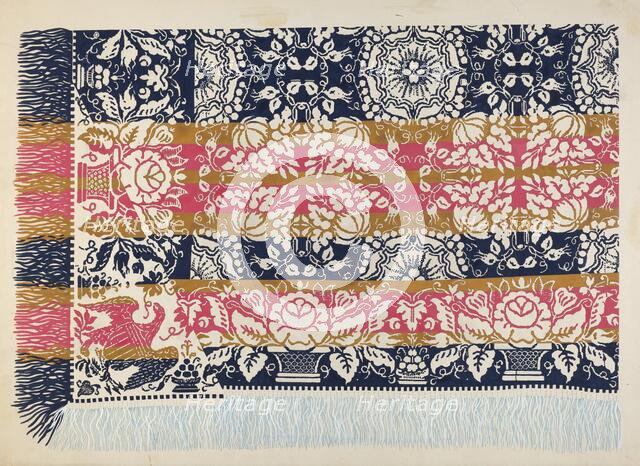 Coverlet, c. 1937. Creator: Edward White.