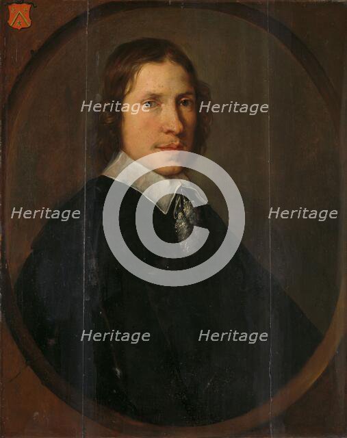Portrait of François Leydecker, Burgomaster of Tholen, 1646-1654. Creator: Bernardus Zwaerdecroon.