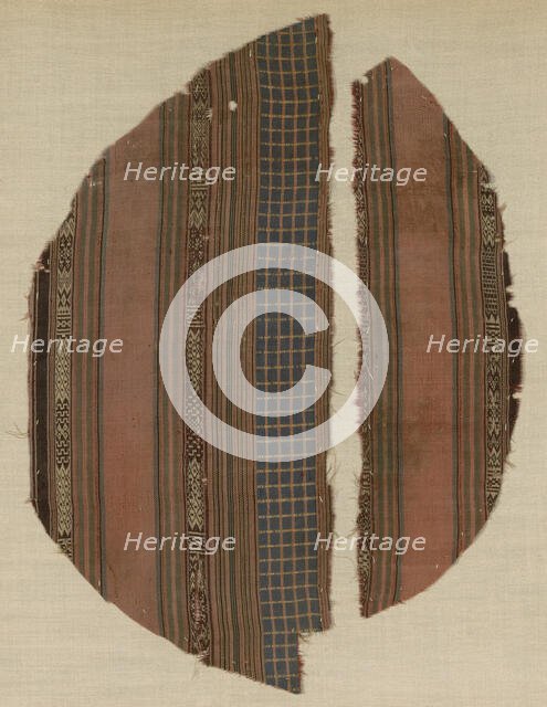 Fragment, Egypt, Arab period (641-969)/Fatimid period (969-1171)/Ayyubid period (1171-1250)... Creator: Unknown.