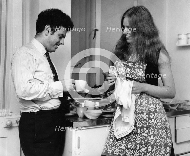 Daniel Barenboim, Pianist, and Jacqueline du Prey, Cellist, 1967. Artist: Unknown