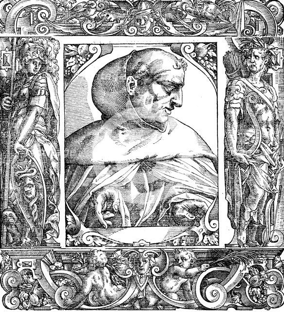 Albertus Magnus (c1200-1280) German-born Dominican friar, 16th century. Artist: Unknown