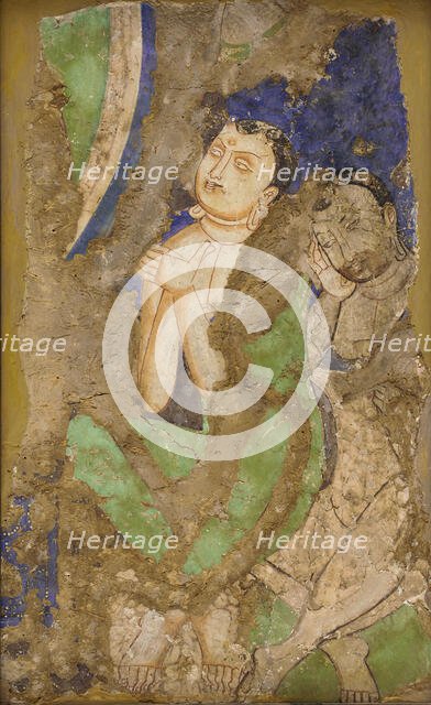 Two Monks, from Cave 224, 4th-6th century. Creator: Unknown.