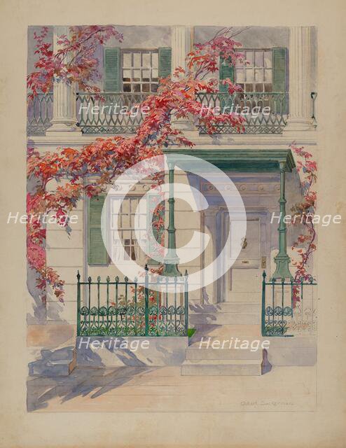 Ornamental Iron, c. 1936. Creator: Gilbert Sackerman.