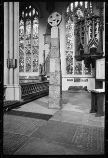 Interior, St Peter's Church, Kirkgate, Leeds, West Yorkshire, c1955-c1980. Creator: Ursula Clark.