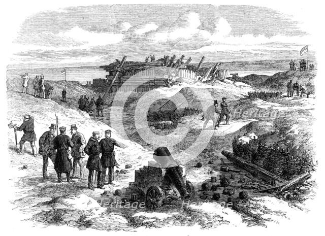 Illustrations of the War in Denmark: interior of No. 4 Redoubt at Düppel, 1864. Creator: Unknown.