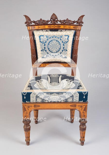 Side Chair, Italy, c. 1835. Creator: Filippo Pelagio, Palagi.