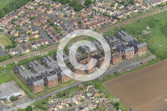 The former Bass Maltings, listed Grade II*, Sleaford, Lincolnshire, 2024. Creator: Robyn Andrews.
