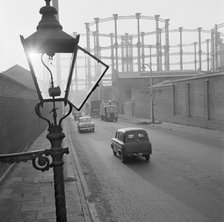 Gas light, King's Cross, London, 1949-1969.