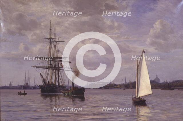 Copenhagen roads, 1905. Creator: Vilhelm Arnesen.