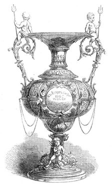 Rampoor Prize Cup of the Northern India Rifle Association, won by Mr. R. G. Currie..., 1864. Creator: Unknown.