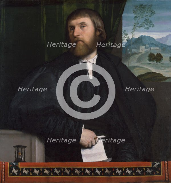 Portrait of a Man, ca. 1520-25. Creator: Moretto da Brescia.