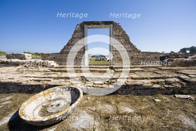 The Basilica of Alkyson, Nikopolis, Greece. Artist: Samuel Magal