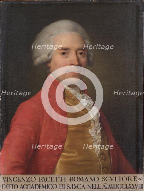Portrait of Vincenzo Pacetti (1746-1820). Creator: Maron, Anton von (1733-1808).