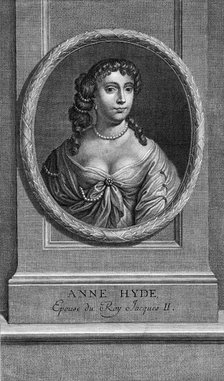 Lady Anne Hyde, c1700-1720.Artist: Louis Simmoneau