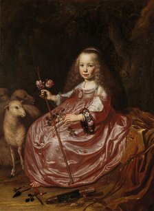 Portrait of Clara Alewijn, 1644. Creator: Dirck Dircksz. Santvoort.