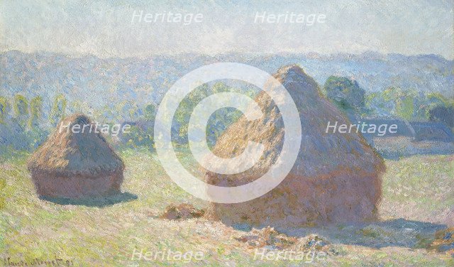 Haystack in the Evening Sun, 1891. Artist: Monet, Claude (1840-1926)
