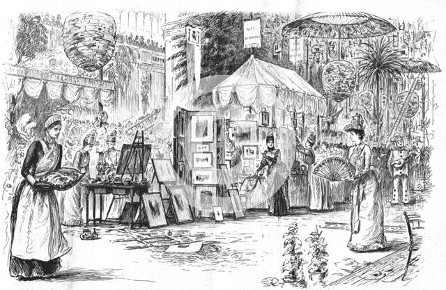 ''The "Silver Fete" at the Anglo-Danish Exhibition in aid of the Victoria Hospital for Children', 18 Creator: George du Maurier.