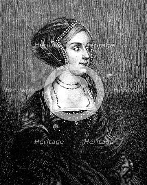 Anne Boleyn (c1504-1536), second wife of Henry VIII of England, 19th century. Artist: Unknown