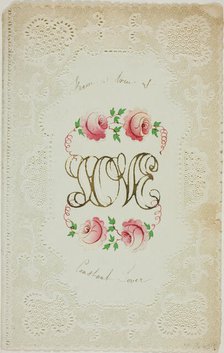Love (Valentine), c. 1850. Creator: George Kershaw.