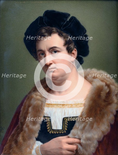 Portrait of François-Joseph Talma (1763-1826), 1823. Artist: Perlet, Aimée (active 1824-1845)